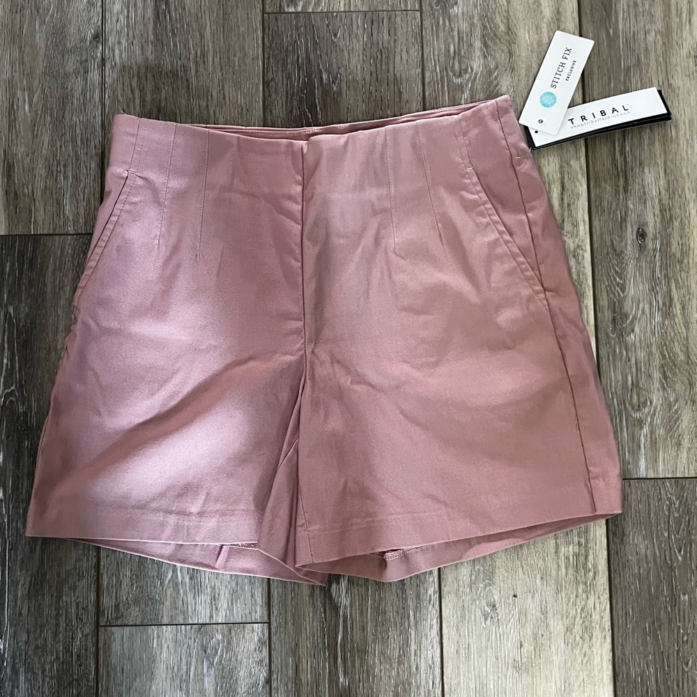 High wasted dress shorts